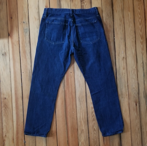 J.Crew Selvedge Straight Fit Flex Jeans (Dark Wash) denim men size 32 x 30 - Picture 2 of 6